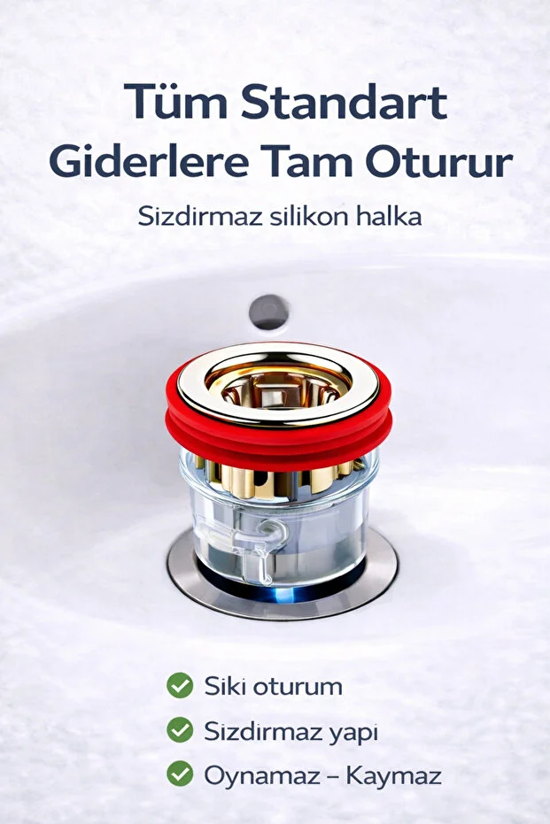 Standart giderlere tam oturan silikon halka